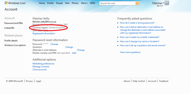 countryregion change